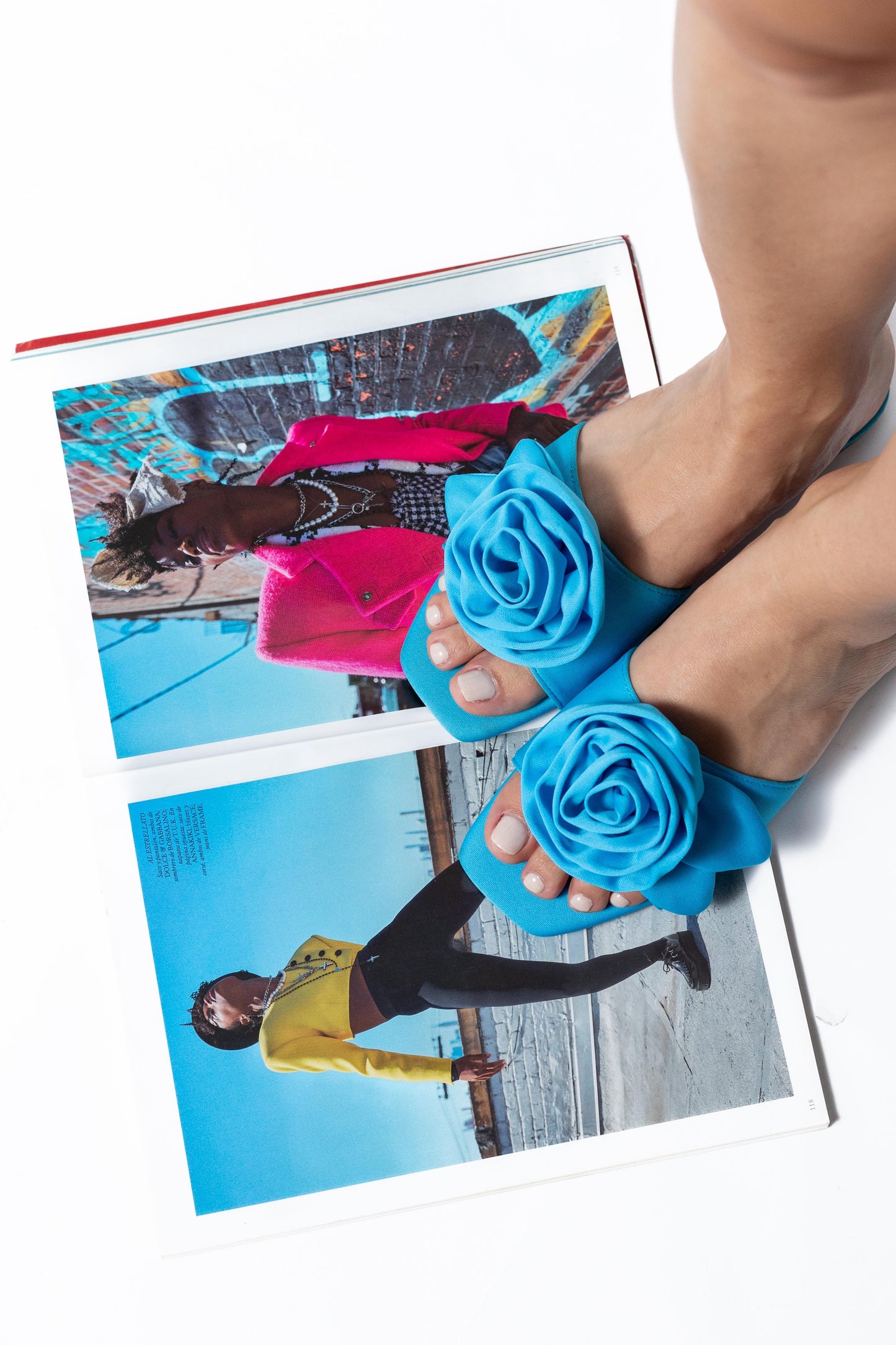 Sandalias Afrodita azul 0516