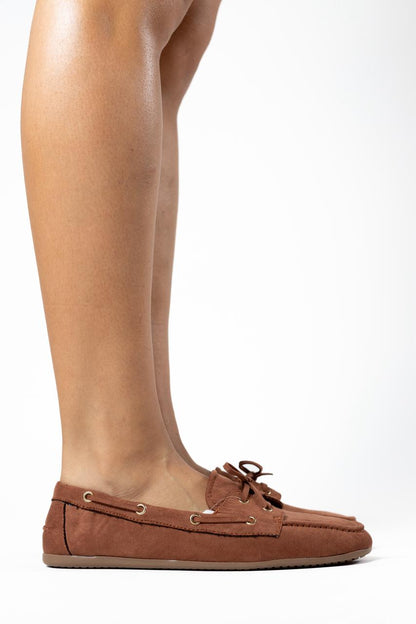 Mocasiones Pancake camel 1073