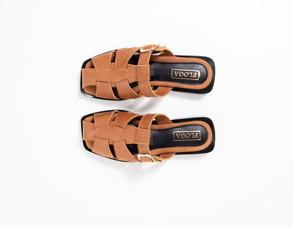 Sandalias Ginebra camel 1094