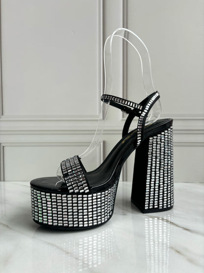 Disco heels plataformas 0475