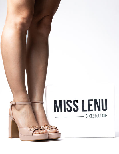 Zapatillas Romance nude 0806