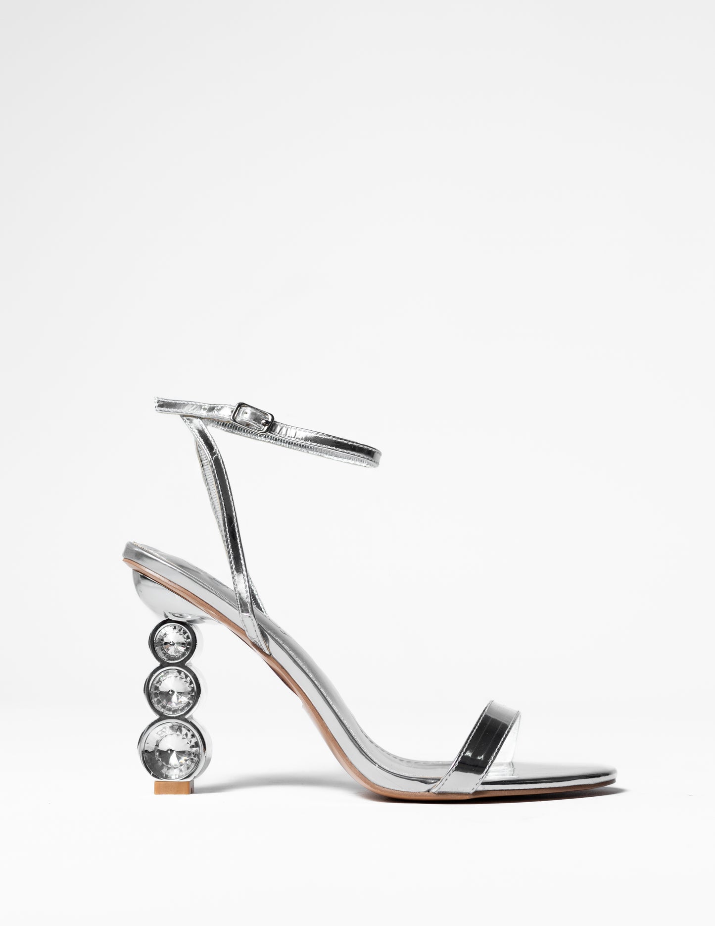 Zapatillas Cristal plata 0809