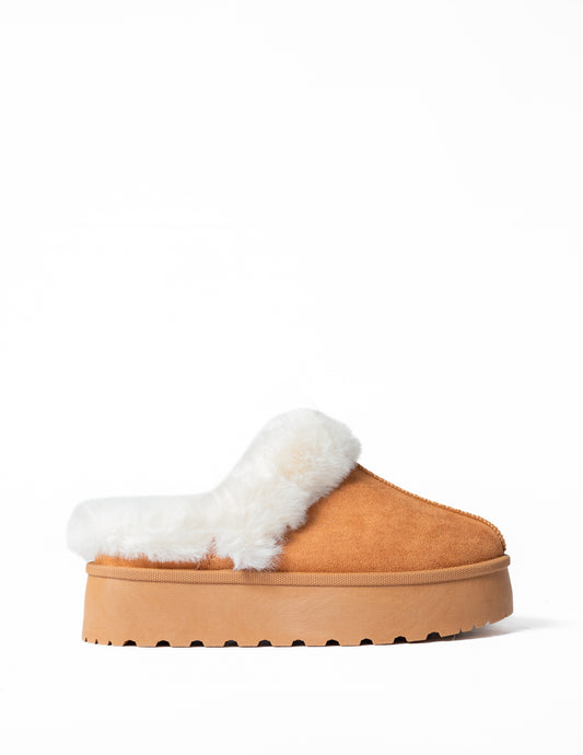 Slipppers Calientito camel 0823