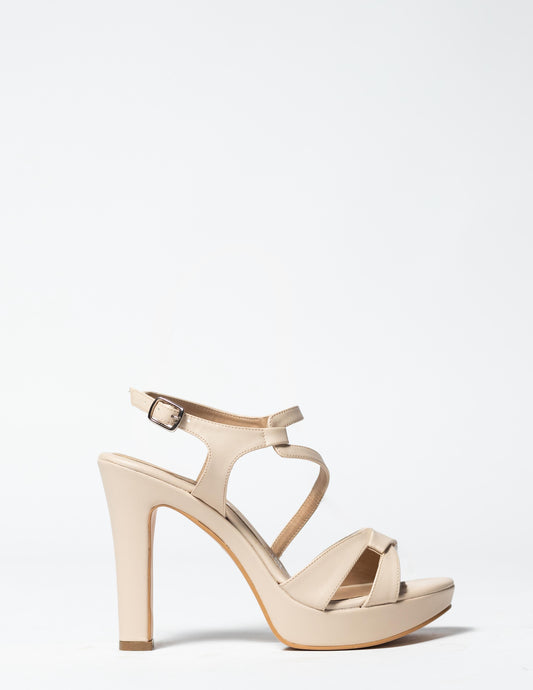 Zapatillas Mérida nude 0845