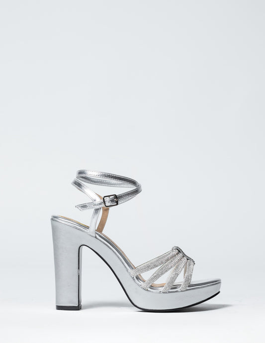 Zapatillas Olga plata 0847