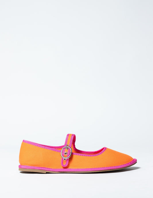 Flats Mafalda naranja 0858