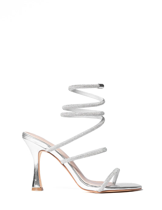 Zapatillas Honey plata 0895