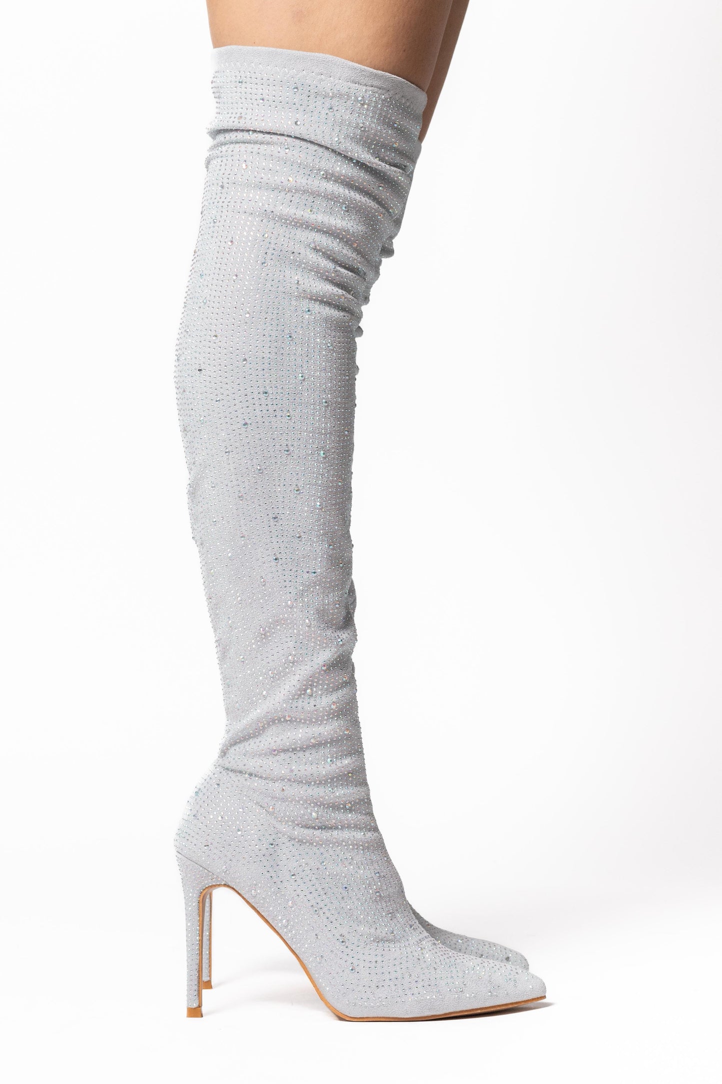 Botas Lucero plata 0919