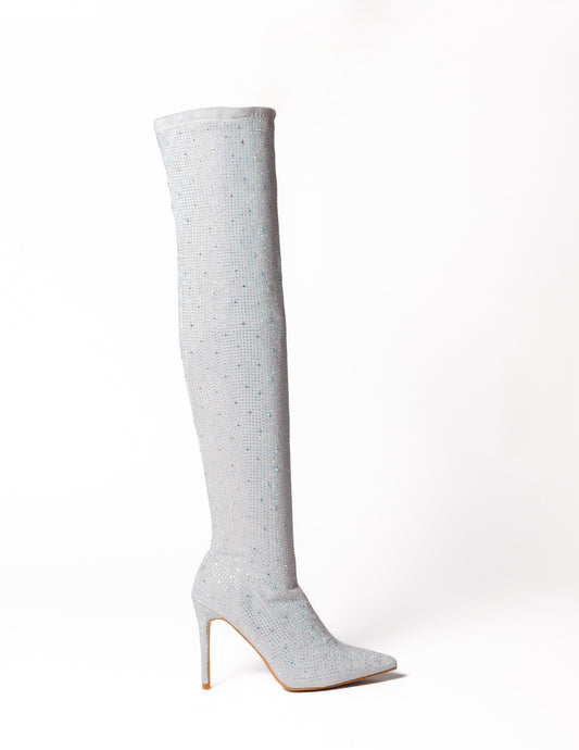 Botas Lucero plata 0919