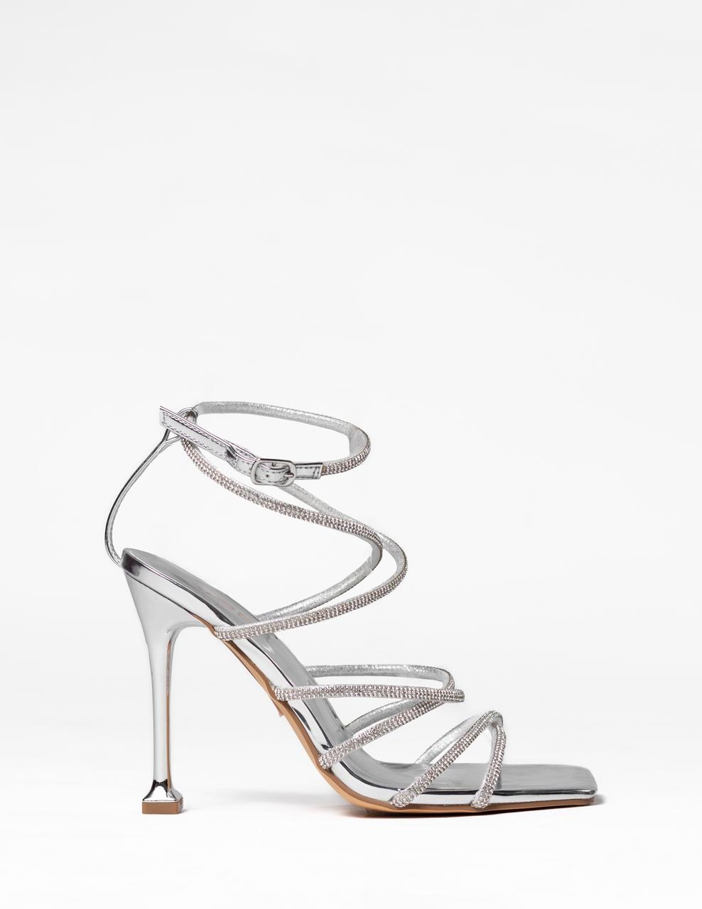 Zapatillas Amelie plata 0929