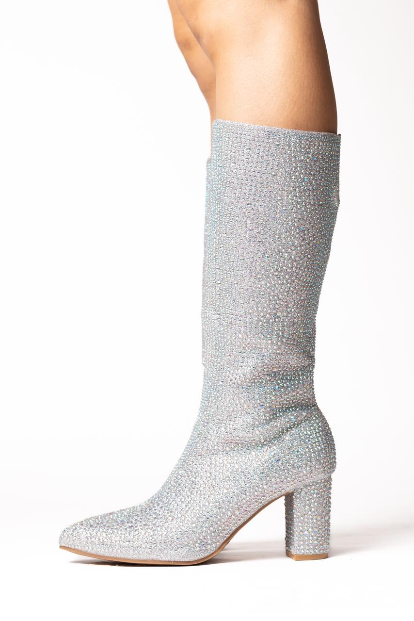 Botas Zirconia plata 0936