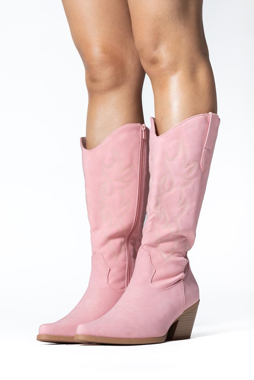 Botas Bandida rosa 0942