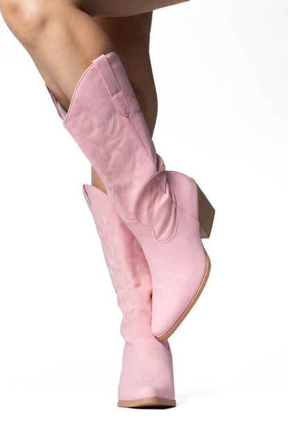 Botas Bandida rosa 0942