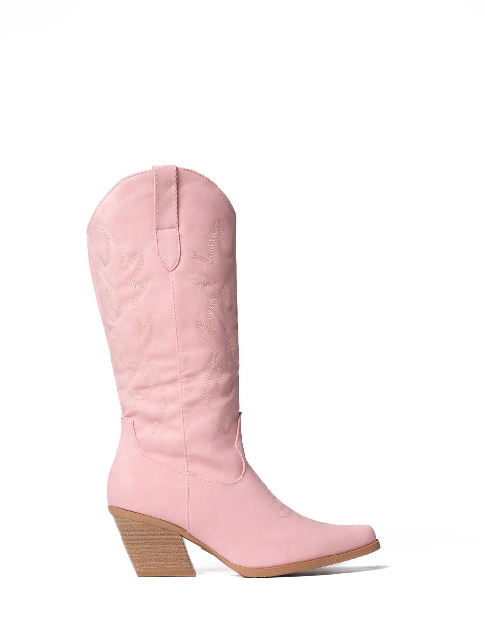 Botas Bandida rosa 0942