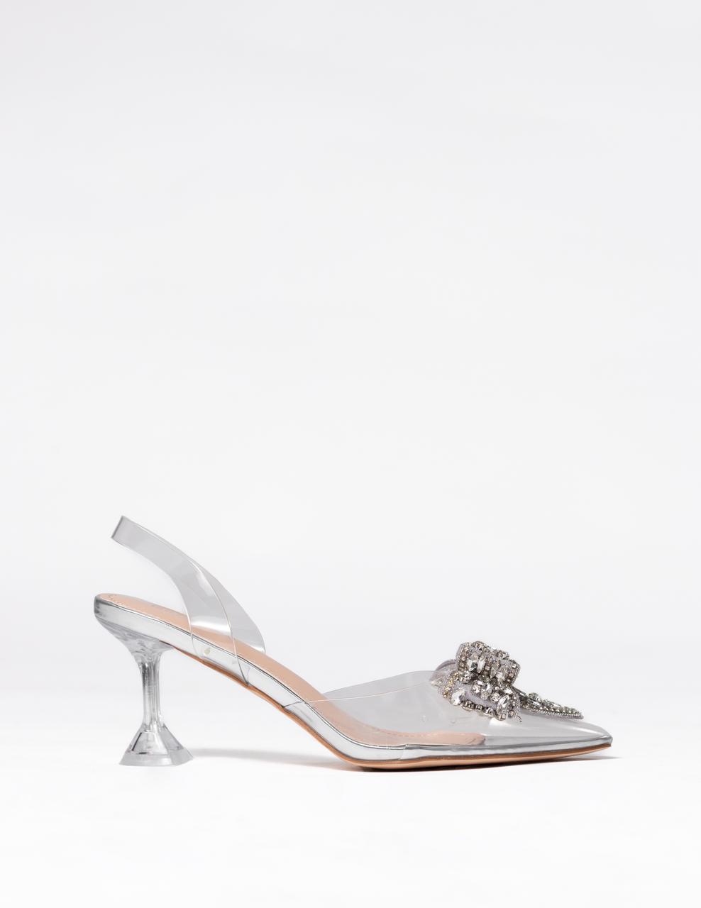 Zapatillas Cinderella plata 0947