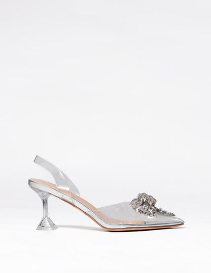 Zapatillas Cinderella plata 0947