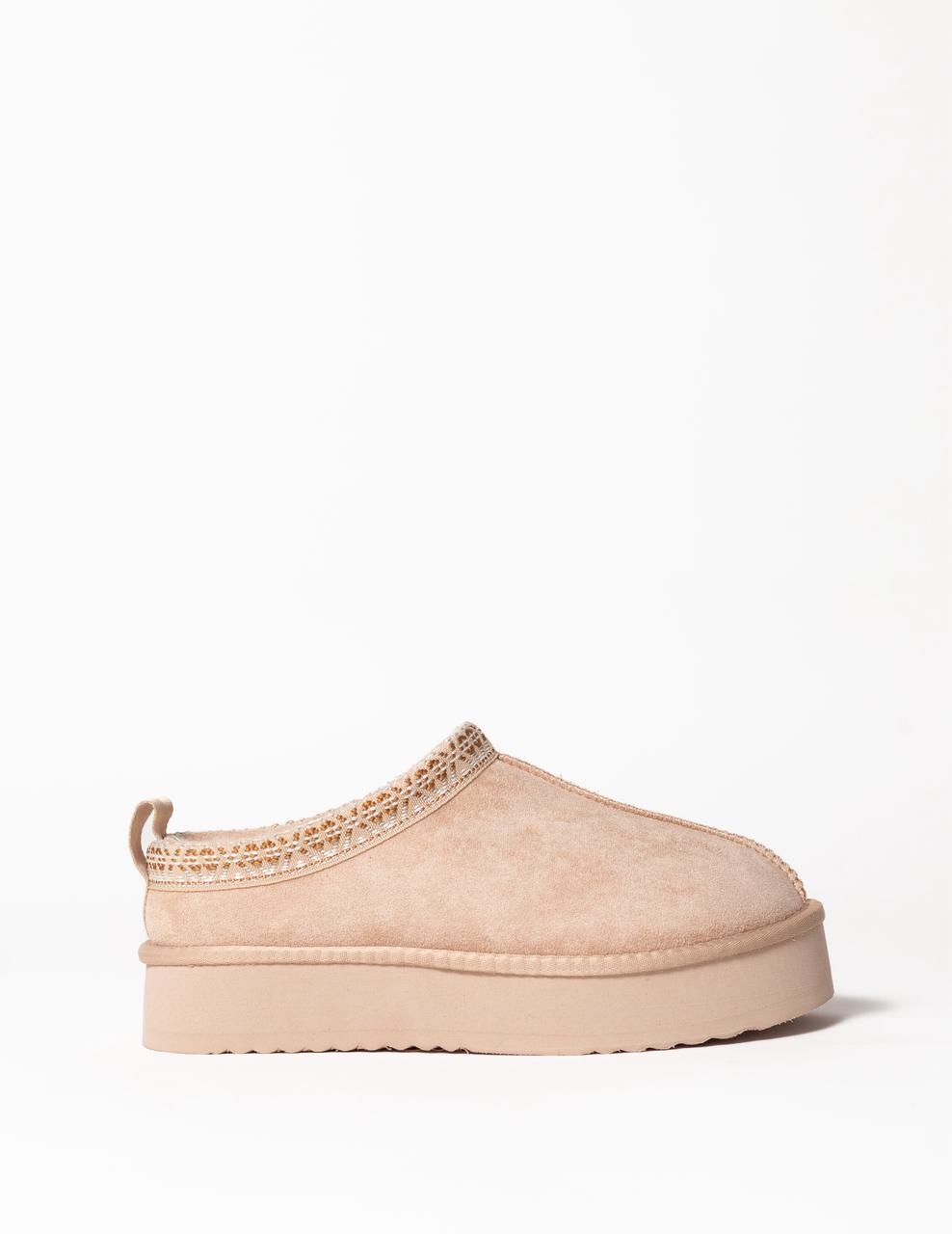 Slippers Winter latte 0972