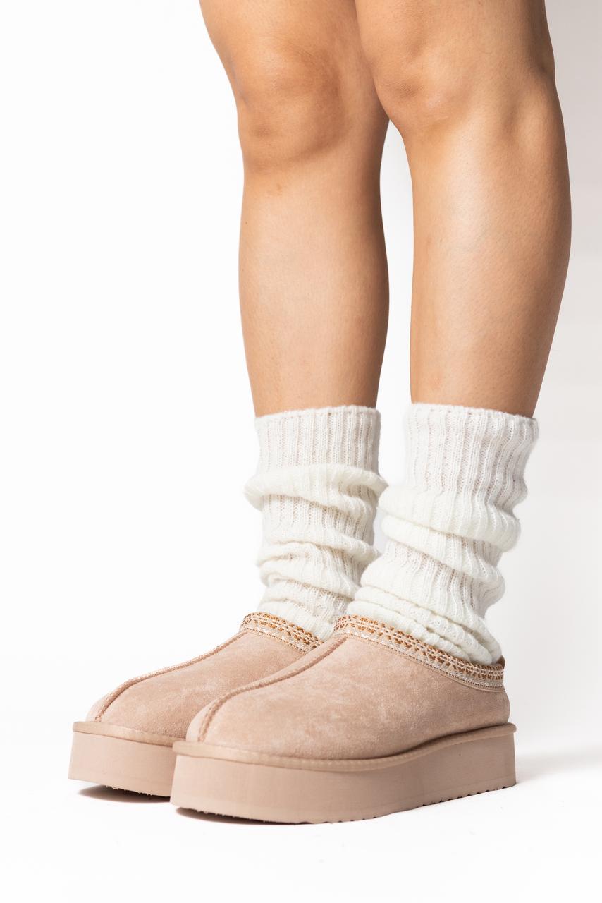 Slippers Winter latte 0972